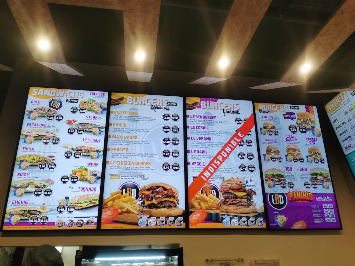 Le Bon Detour Menu - Image 1